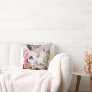 Kleurrijke unieke Abstracte schilderkunst Originel Kussen