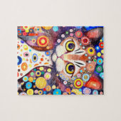 Kleurrijke unieke kitten legpuzzel (Horizontaal)