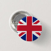 Kleurrijke Union Jack Ronde Button 3,2 Cm (Voorkant /achterkant)