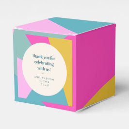 Kleurrijke Unique Custom Vrijgezellenfeest dank u Bedankdoosjes