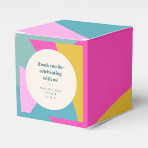 Kleurrijke Unique Custom Vrijgezellenfeest dank u Bedankdoosjes