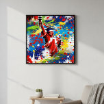 Kleurrijke Urban Pop Art Vrijheidsbeeld Poster<br><div class="desc">Deze dynamische pop art-vertolking van het Vrijheidsbeeld toont een explosie van levendige kleuren, abstracte verfspatten en patriottische motieven. Het ontwerp vertegenwoordigt een moderne, artistieke interpretatie die street art esthetiek combineert met typisch Amerikaanse symboliek, wat resulteert in een gewaagd en boeiend stuk. Ideaal voor wanddecoratie, posters en onderscheidende kunst collecties. Beschikbaar...</div>