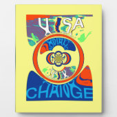 Kleurrijke USA Change: een feestelijk ontwerp Fotoplaat (Voorkant)