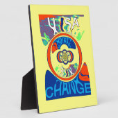 Kleurrijke USA Change: een feestelijk ontwerp Fotoplaat (Zijkant)