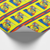 Kleurrijke USA Change: een feestelijke design art Cadeaupapier (Hoek)