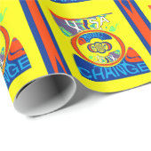 Kleurrijke USA Change: een feestelijke design art Cadeaupapier (Rol Hoek)