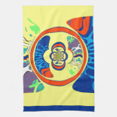 Kleurrijke USA Change: een feestelijke design art  Theedoek (Verticaal)