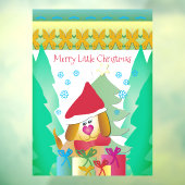 Kleurrijke vakantie ontworpen raamsticker (Vel 3)