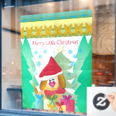 Kleurrijke vakantie ontworpen raamsticker (Cafe Raam)