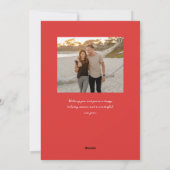 Kleurrijke vakantie vrolijke typografie fotokaart feestdagenkaart (Achterkant)