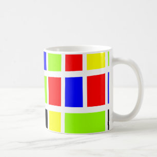 Kleurrijke vakken 02 koffiemok