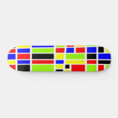 Kleurrijke vakken 04 persoonlijk skateboard (Horizontaal)