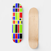 Kleurrijke vakken 04 persoonlijk skateboard (Voorkant)