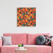 Kleurrijke val bladeren canvas afdruk (Insitu (Woonkamer))