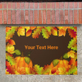 Kleurrijke val bladeren deurmat