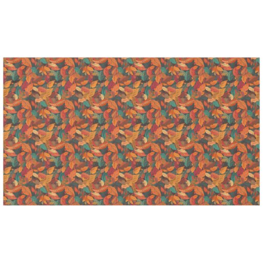 Kleurrijke val bladeren lang tafelkleed (Voorkant (Horizontaal))