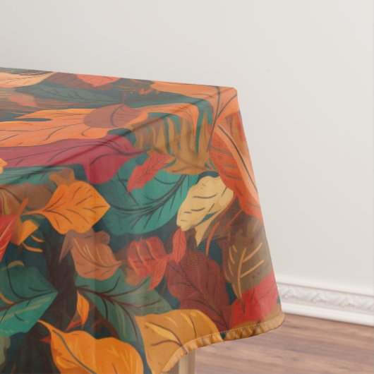 Kleurrijke val bladeren lang tafelkleed (Voorbeeld)