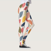 Kleurrijke val bladeren leggings (Rechts)