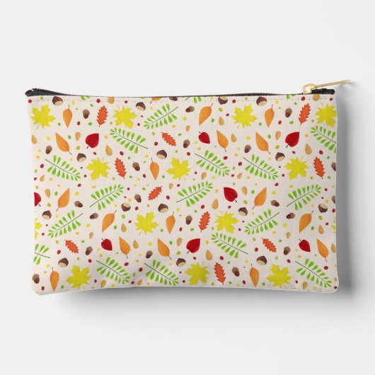 Kleurrijke val bladeren patroon met aangepaste naa etui (Achterkant)