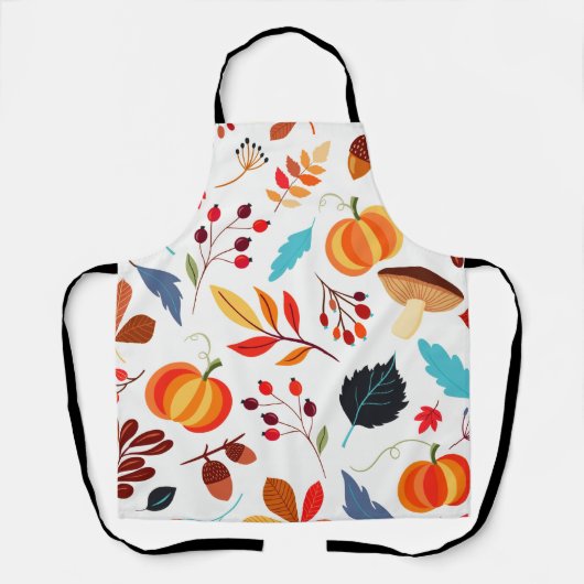 Kleurrijke val bladeren schort (Voorkant)