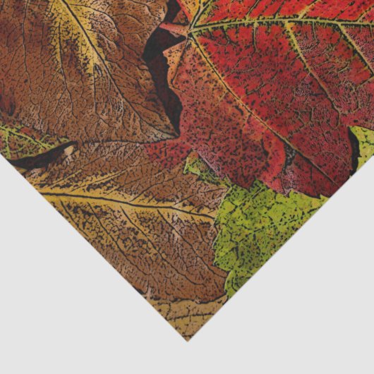 Kleurrijke val bladeren tissuepapier (Detail)