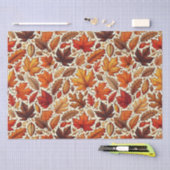 Kleurrijke val bladeren tissuepapier (Craft)