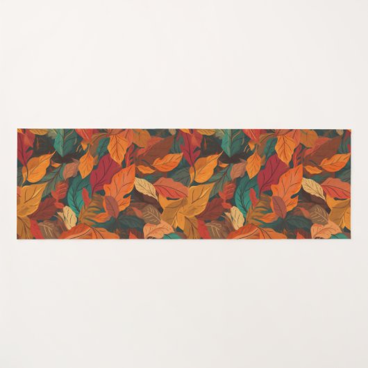 Kleurrijke val bladeren yogamat (Voorkant (horizontaal))