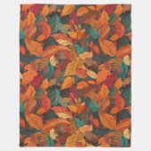 Kleurrijke val laat groot fleece deken (Voorkant)