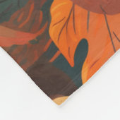 Kleurrijke val laat groot fleece deken (Hoek)