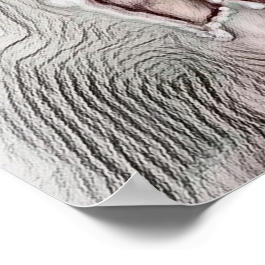 Kleurrijke valbladeren met valkleuren tekening poster (Hoek)