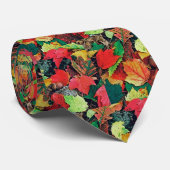 Kleurrijke valbladeren voor de man: stropdas (Opgerold)