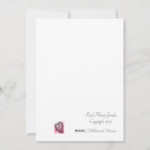 Kleurrijke Valentijn Art Flat Holiday Card Feestdagenkaart (Achterkant)