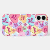KLEURRIJKE VALENTIJN BERICHT HARTEN CANDY Case-Mate iPhone CASE (Achterkant (horizontaal))