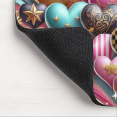 KLEURRIJKE VALENTIJNSDAG HARTEN MUISMAT (Hoek)