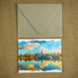 Kleurrijke Vancouver Canada Panorama Uitzicht Briefkaart<br><div class="desc">Dit is een prachtig retro  Vancouver Canada briefkaart dat de skyline van de Canadese stad in British Columbia met zijn haven,  wolkenkrabbers en bezienswaardigheden laat zien. Het is een geweldig souvenir voor elke toerist en bezoeker van de Canadese reisbestemming. Maak er zelf een en koop nu.</div>