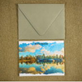 Kleurrijke Vancouver Canada Panorama Uitzicht Briefkaart