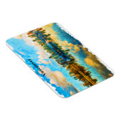 Kleurrijke Vancouver Canada Panorama Uitzicht Magneet (Rechterzijde)