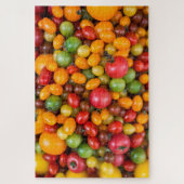 Kleurrijke variëteit tomatensoorten legpuzzel (Verticaal)