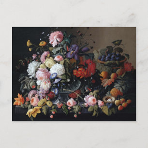 Kleurrijke  Vase-illustratie kleven Klassiek Briefkaart