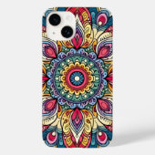 Kleurrijke Vector Abstract Mandala Patroon Case-Mate iPhone Case (Achterkant)