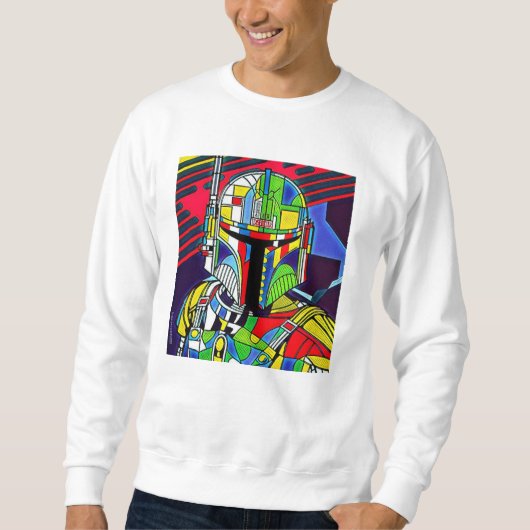 Kleurrijke Vector Robot Illustratie T-shirt (Voorkant)