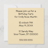 kleurrijke vectorbloemboom met kleurversie 2 kaart (Achterkant)