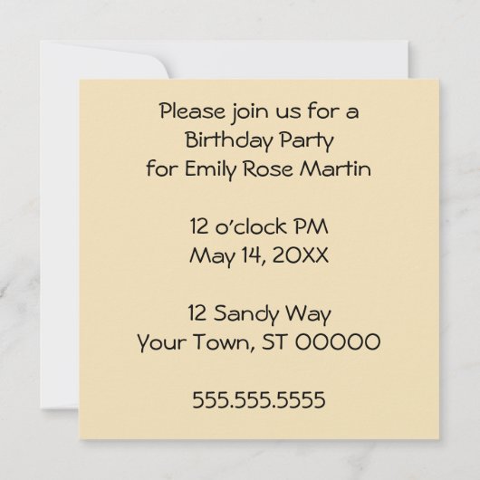 kleurrijke vectorbloemboom met kleurversie 2 kaart (Achterkant)