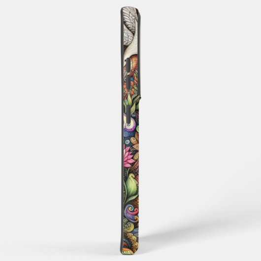 Kleurrijke veelkleurige grot doedel ontwerp samsung galaxy hoesje (Rechterkant)