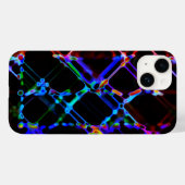 Kleurrijke veelkleurige neonlijnen Case-Mate iPhone case (Achterkant (horizontaal))