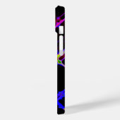 Kleurrijke veelkleurige neonlijnen Case-Mate iPhone case (Achterkant / Links)