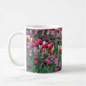 Kleurrijke veertulpen koffiemok (Links)
