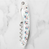 Kleurrijke veestbloemen patteren kurkentrekker (Voorkant)