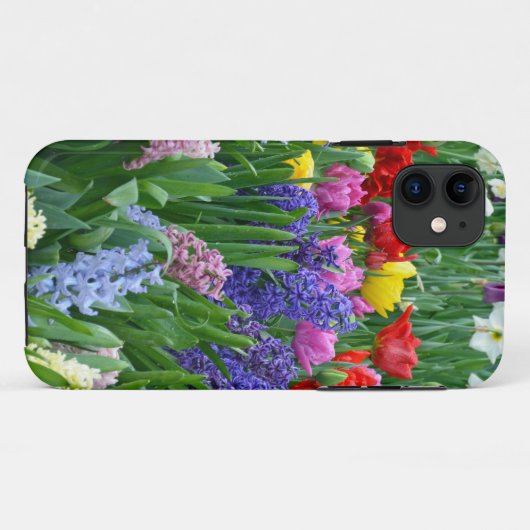 Kleurrijke veestbloementuin Case-Mate iPhone case (Achterkant (horizontaal))