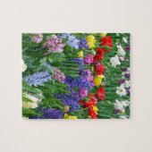 Kleurrijke veestbloementuin legpuzzel (Horizontaal)